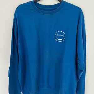 Royal blue outdoor voices sweatshirt
